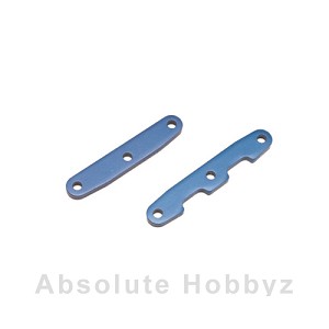 Traxxas Aluminum Bulkhead Front & Rear Tie Bar Set (Blue)