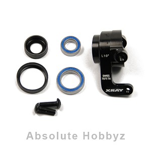 XRAY Alu Steering Block Left - 100 King-Pin - Set