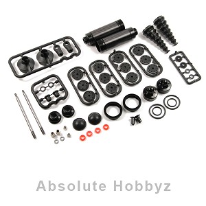 XRAY XT9 Rear Shock Absorbers + Boots Complete Set (2)