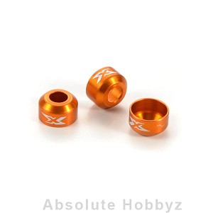 XRAY Aluminum Drive Shaft Safety Collar - Orange (3)