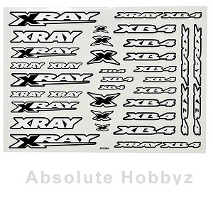 XRAY XB4 Sticker For Body - White