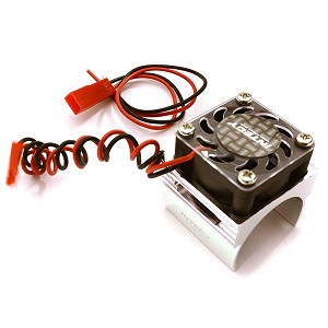 Integy Super BL Motor Heatsink w/ Fan (Silver)