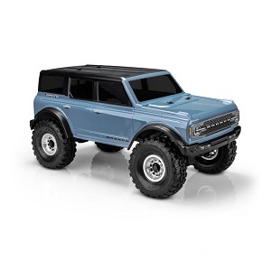 JConcepts 2021 Ford Bronco 4 Door Rock Crawler Pre-Trimmed Body (Clear)