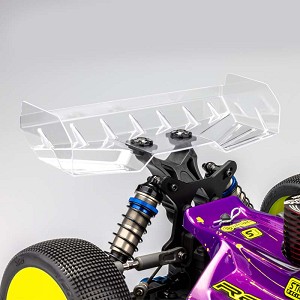 JConcepts Finnisher 1/8 Polycarbonate Rear Wing (Pre-Trimmed) ((Clear))