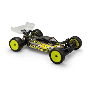 JConcepts RC10 B7/B7D F2 (Clear) Body w/Turf & Carpet Wings (Light Weight)