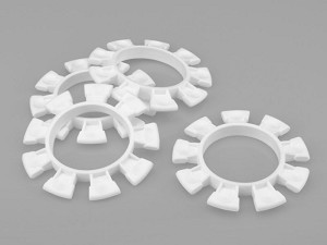 JConcepts Satellite Tire Glue Bands (White) (4pcs)