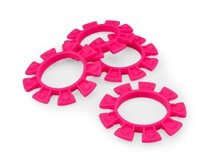 JConcepts Satellite Tire Glue Bands (Pink) (4pcs)