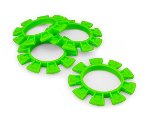 JConcepts Satellite Tire Glue Bands (Green) (4pcs)