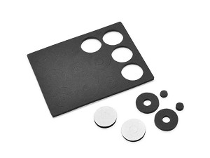 JConcepts 1/10 Scale Adhesive Foam Body Washers (12)