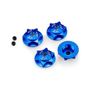 JConcepts 17mm Finnisher Serrated Magnetic Wheel Nut (Blue)