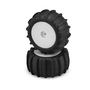 JConcepts Mini-T 2.0 Animal Pre-Mounted Rear Tires (White) (Green) (2)