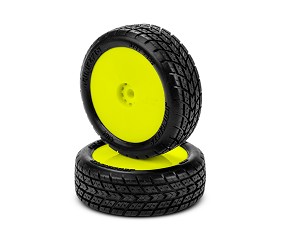 JConcepts Magma Pre-Mounted Mini Truck (Yellow) (Green Compound) (2) 