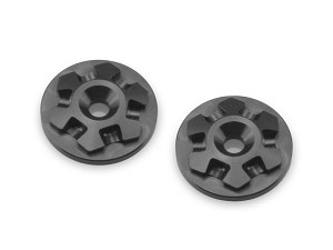 JConcepts RM2 “Clover” 1/8th Black Wing Buttons (2)