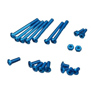 KO Propo Aluminum Screw Set B (Blue) for EX-RR/EX-2/LDT/NEXT