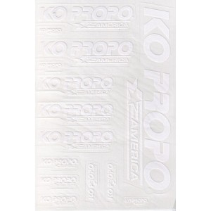 KO Propo America White Decal