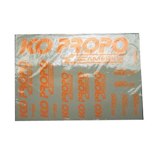 KO Propo America Orange Decal
