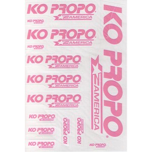 KO Propo America Pink Decal