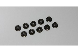 Kyosho 3x3.7mm Flanged Nut (10)