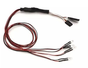 Kyosho LED LightUnit(?5/4Bulbs/L=400/Clear?Red)