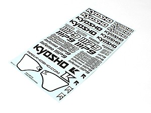 Kyosho MP9 TKI4 Decal Sheet