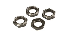 Kyosho Gunmetal 17mm Serrated Wheel Nut