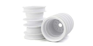 Kyosho White Wheels (USA-1) (2pcs)