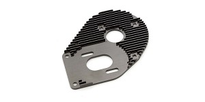 Kyosho CNC Motor Plate (OPTIMA Mid) (Gunmetal)