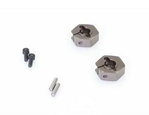 Kyosho Ultima RB7.5mm Clamping Wheel Hub (Gunmetal) (2) (52mm)
