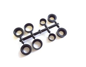 Kyosho RB7.5 V2 Aluminum Rear Hub Carrier Bearing Collar Set
