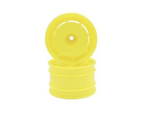 Kyosho Ultima 8D 50mm Rear Wheel Set (Yellow) (2) w/12mm Hex