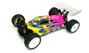 LeadFinger Racing A2 Tactic body w/2 wing set (Clear) (Xray XB4)