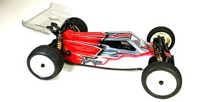 LeadFinger Racing A2 Tactic Body w/ 2wing Set (Clear) for Kyosho RB7