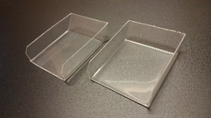 LeadFinger Racing Replacement Stabilizers for 1:8 Hammer Wing (Clear) (2)