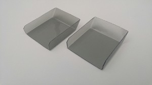 LeadFinger Racing Replacement Stabilizers for 1:8 Hammer Wing (Smoke) (2)