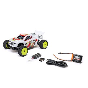 Losi 1/28 Micro-T 2S 2WD RTR Stadium Truck (Battery & Charger Included) (White)