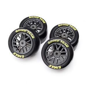 Losi Goodyear Eagle Mounted Tires, Soft (4): NG