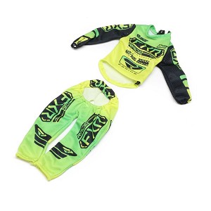 Losi Promoto-MX-SM Rider Jersey Set FXR Yellw Podium Gladiator: PM-SM