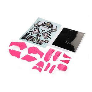 Losi Promoto-MX-SM Pink Plastics w/Wraps: PM-MX/SM