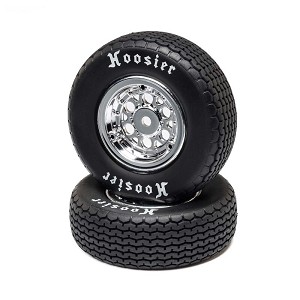 Losi Front Tire Set Mounted Hard: 22S Sprint