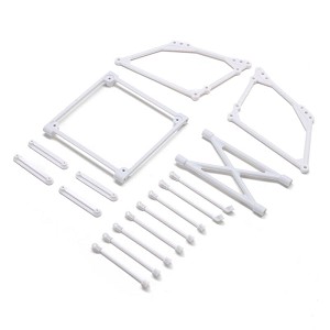 Losi Top Wing Mount Set White: 22S Sprint