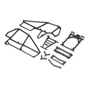 Losi Cage Set Black: 22S Sprint