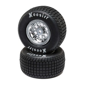 Losi Rear Tire Set Mounted Hard: 22S Sprint