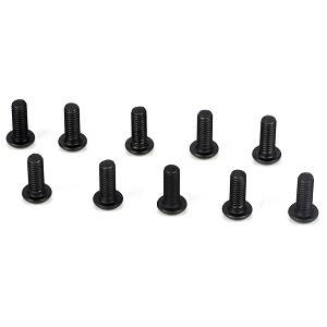 Losi Button Head Screws, M3 x 8mm (10)