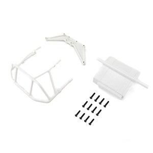 Losi Rear Bumper Set, White: 22S DLM