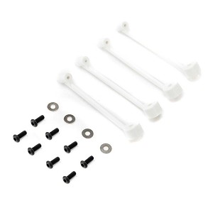 Losi Support Strut Set, White: 22S DLM