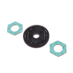 Losi Mini-T 2.0 Spur Gear w/Slipper Pads (60T)