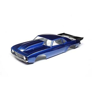 Losi 69 Camaro Body Set 22S Drag (Pre-Painted Blue)