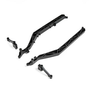 Losi Side Guard Set, Aluminum Chassis: 22S