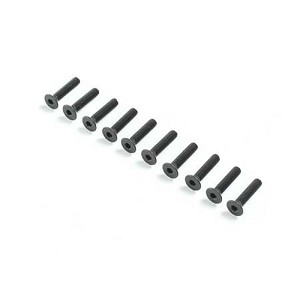 Losi Flat Head Screws M3 x 14mm (10)
