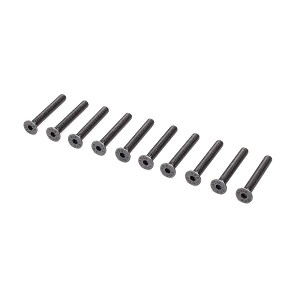 Losi Flat Head Screws, M4 x 30mm (10)